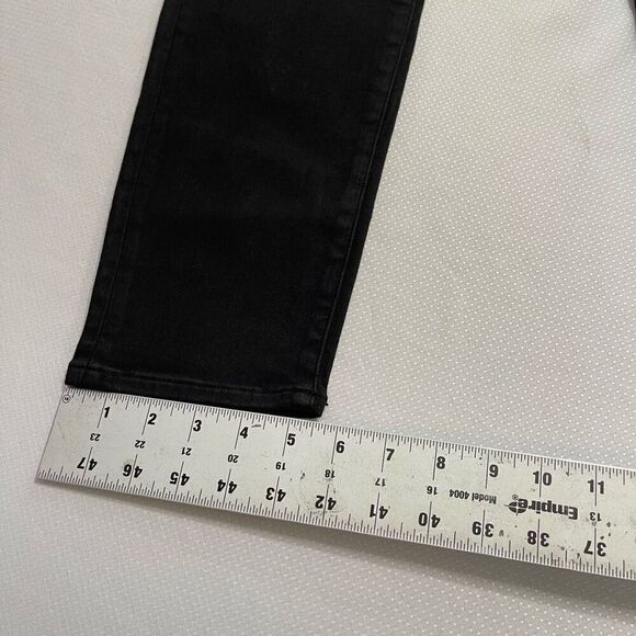 NWT Edwin Pixie 9” Mid Rise Skinny Black Denim Jeans Size 31 New - Picture 5 of 10